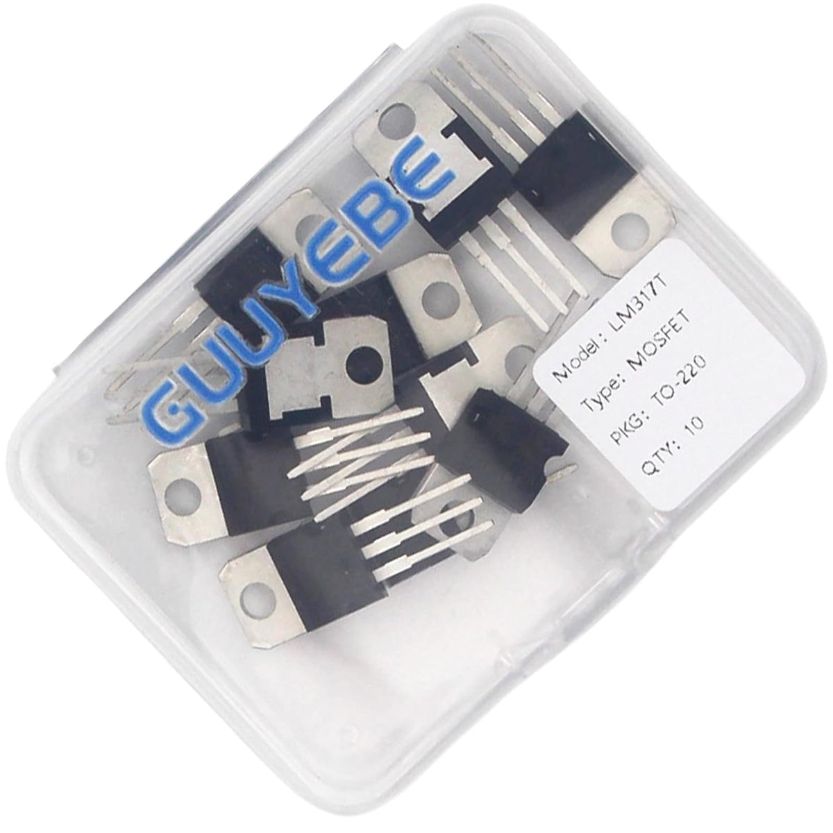 LM317 Adjustable Voltage Regulator LM317T TO-220, 10 Pieces
