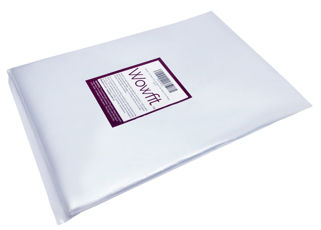 100 CT 12x18 1.1 Mil Clear Plastic Bags, Flat Open Poly for Bread