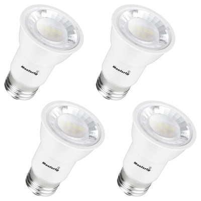 PAR16 LED Long Neck Recessed Spotlight Bulb, 6W(60W-75W Equivalent) Dimmable, 600 Lumens, 40° Beam Angle, Track Light