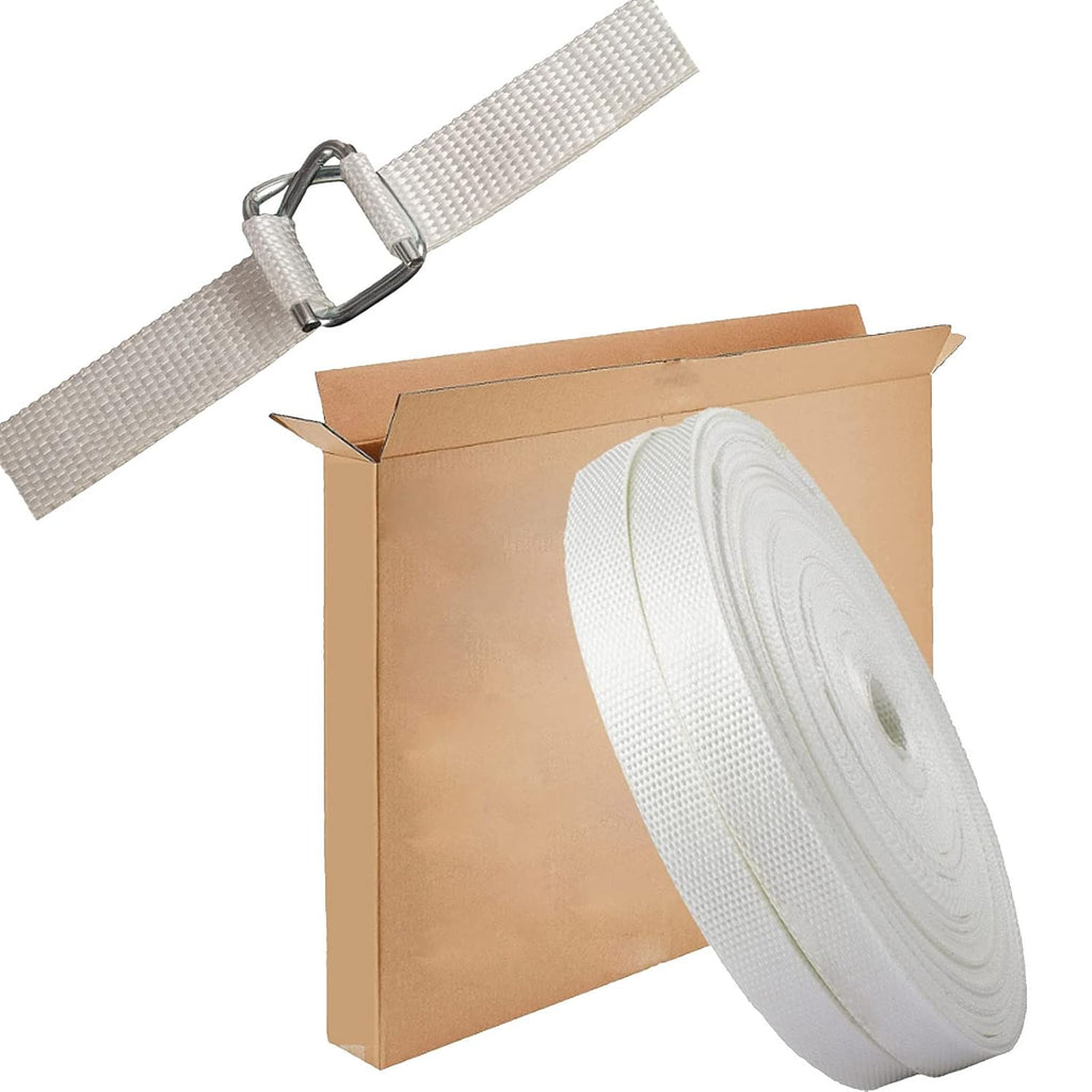 Woven Cord Strapping Roll 3/4" x 330', 2400 lbs Break Strength
