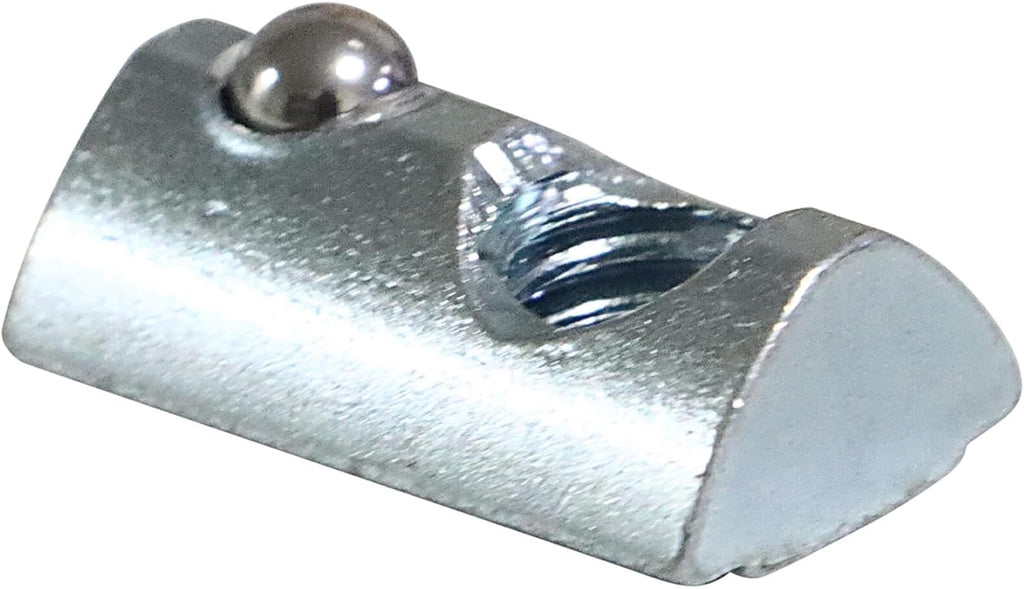 20 Packs 5/16-18 Threaded Steel Roll in T-Nut with Ball Spring, T Slot Accessories for Aluminum Extrusion Profile Rail