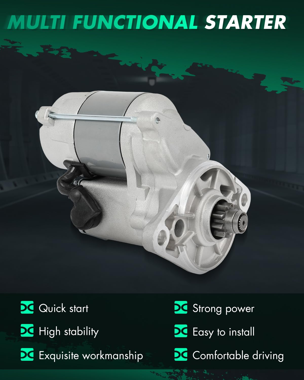 SCITOO Starter Replacement New for Isuzu for Honda Passport