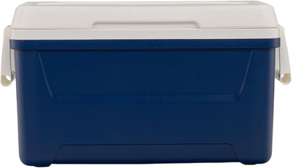 48 Quart Hard Sided Cooler with Swing-Up Handles, Portable Cooler for Camping, Beach, Picnic