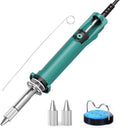 YIHUA 929D VI Temperature Controlled Electric Desoldering Iron with Upgraded Performance Heated Solder Sucker Tool with 3 Nozzles Soldering Iron Pump Function