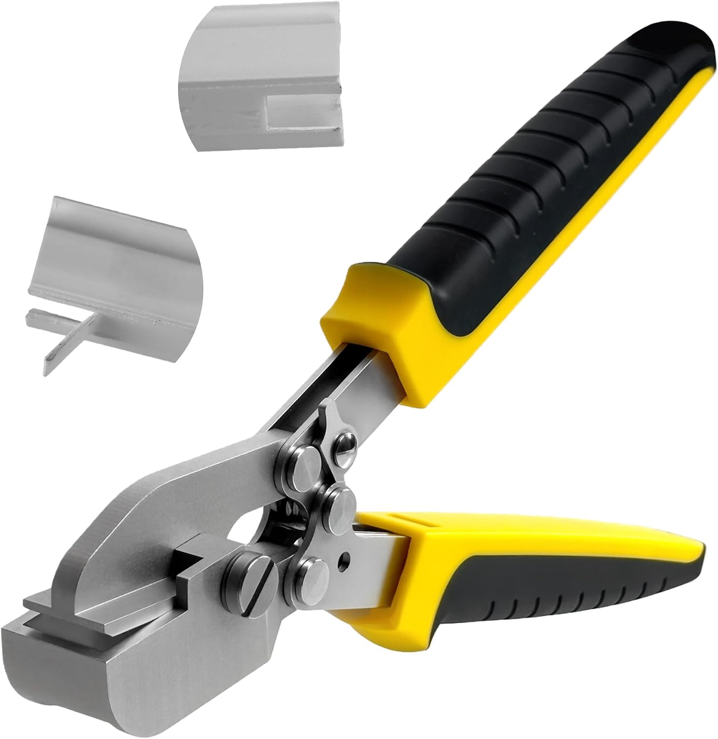 Pro Grade 3/4" J-Channel Cutter Notcher (Black/Yellow Handle)