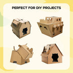 Thin Chipboard Sheets Kraft Cardboard 8.5 x 11 100 Sheets