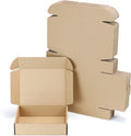 25Pack 8 x 6 x 2 Inch Shipping Boxes, Small Corrugated Cardboard Box, Packaging Boxes for Gift Wrapping, Mailer