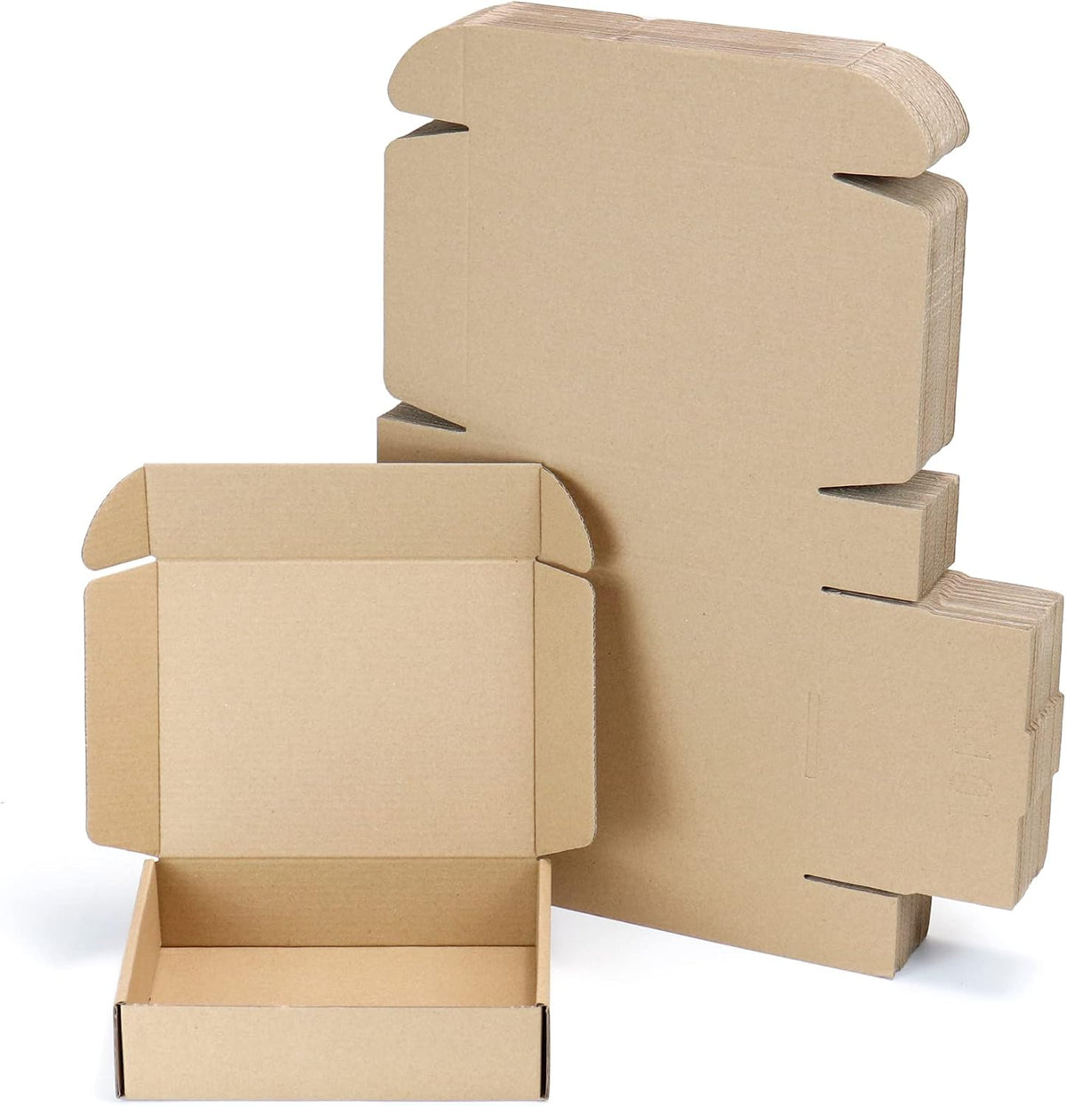 25Pack 8 x 6 x 2 Inch Shipping Boxes, Small Corrugated Cardboard Box, Packaging Boxes for Gift Wrapping, Mailer