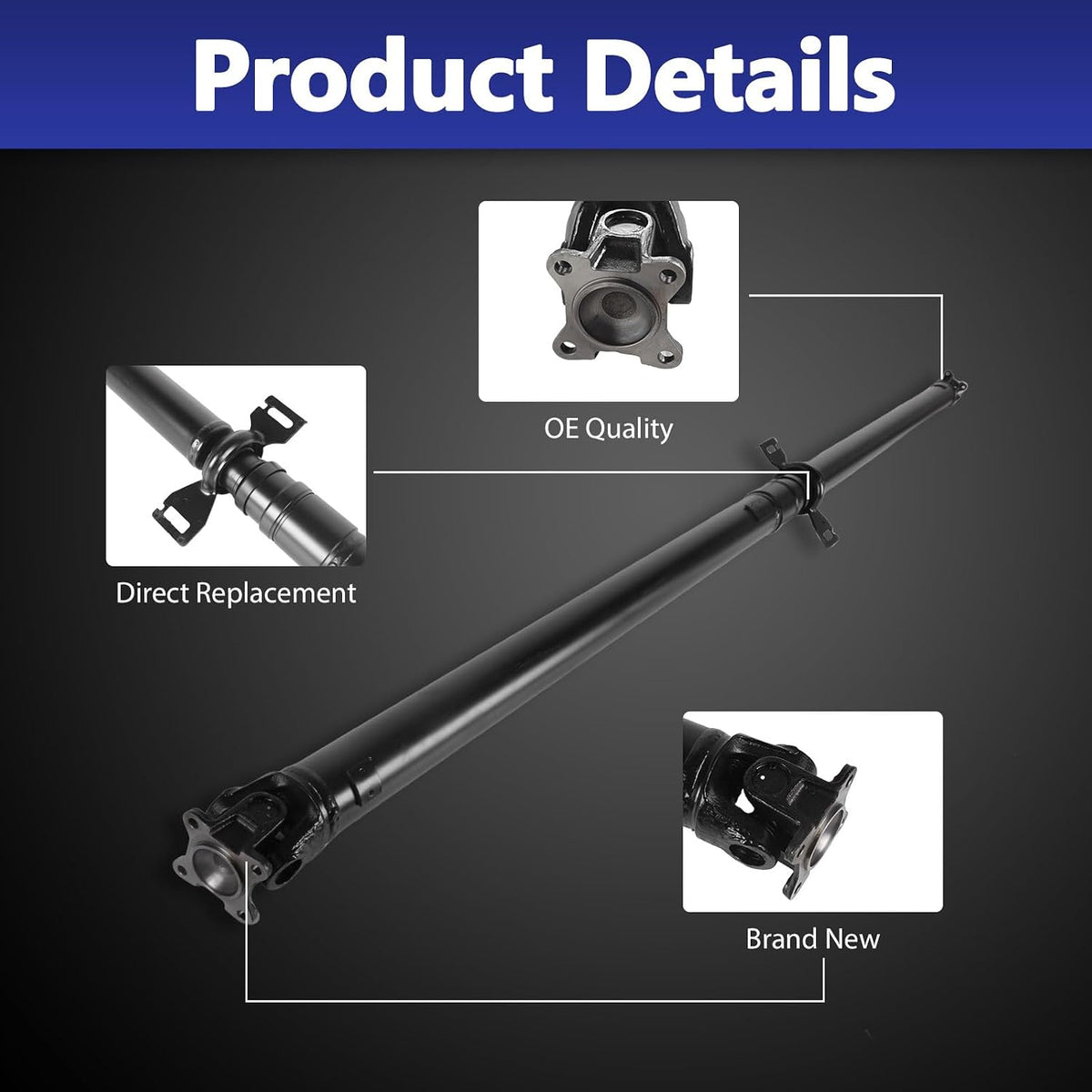 Rear Drive shaft Driveshaft Assembly 936722 for Toyota Lexus