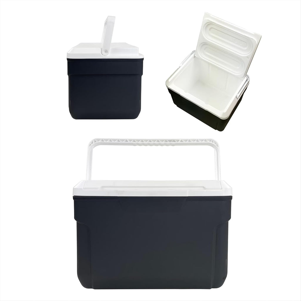10-Quart 14-Can Hard-Shell Cooler, Gray | Hard-Shell Design, 14-Can Capacity