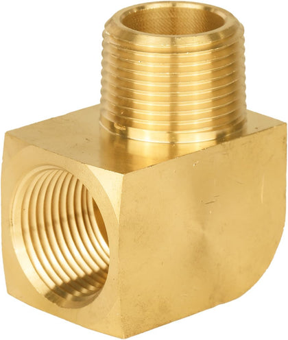 2Pcs EFIELD 1/2"Extruded 90 Degree Brass Barstock Street Elbow(NPT129-2)
