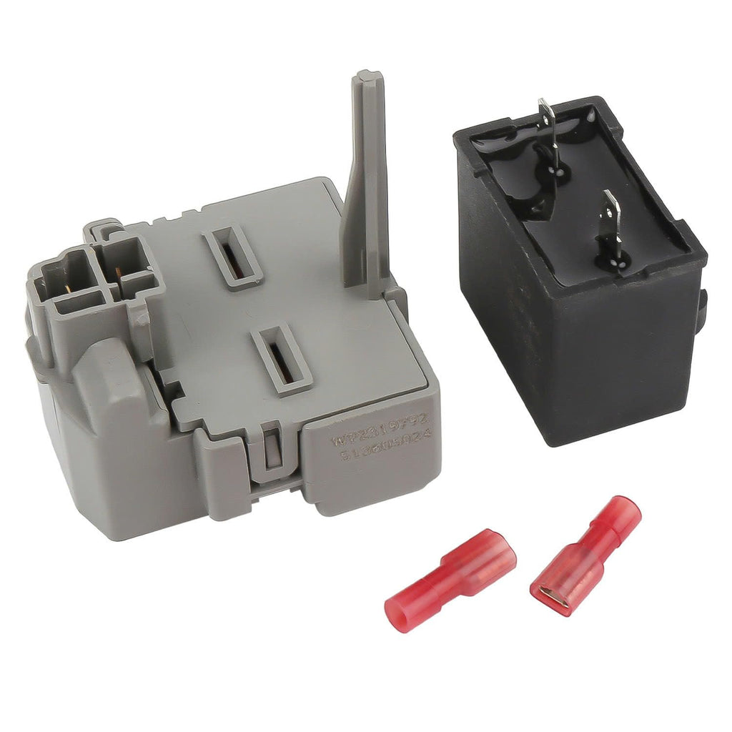 2319792 W10197428 W10189190 TSD2 Overload and Start Relay & Compressor Run Capacitor by Seentech - Compatible with
