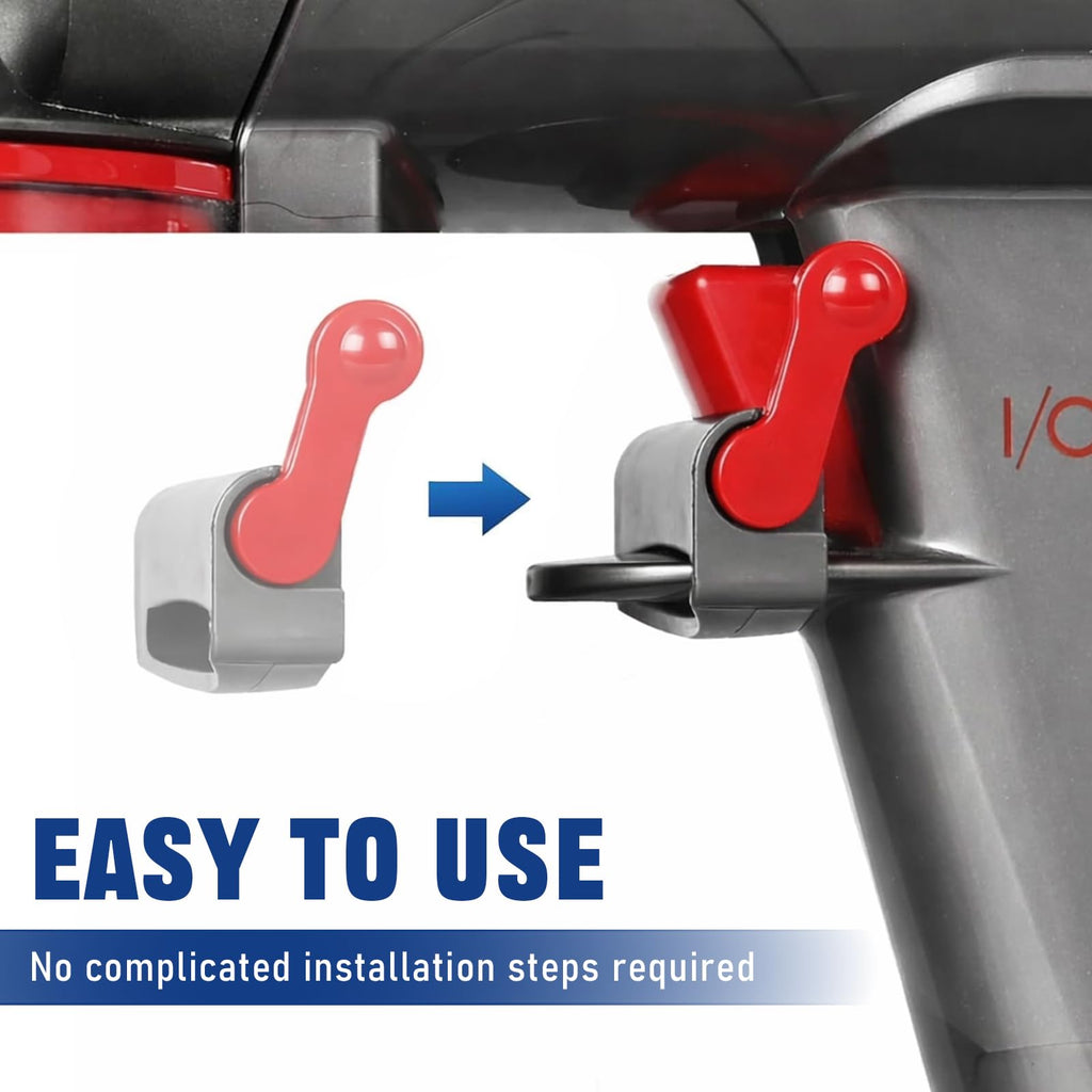 2-Pack Power Button On/Off Control Clamp, Trigger Lock Fit for Dyson