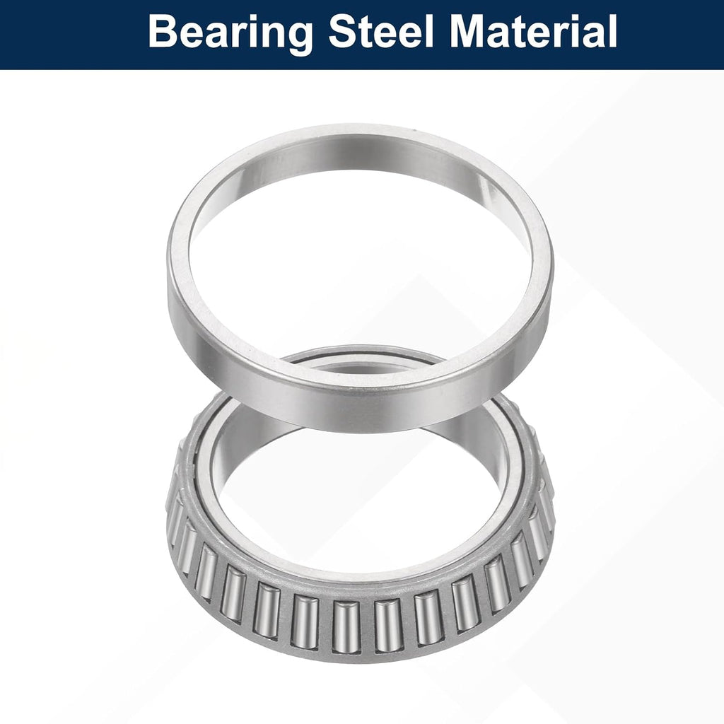 uxcell 32911 Tapered Roller Bearing Cone and Cup, 55x80x17mm, 2 Set