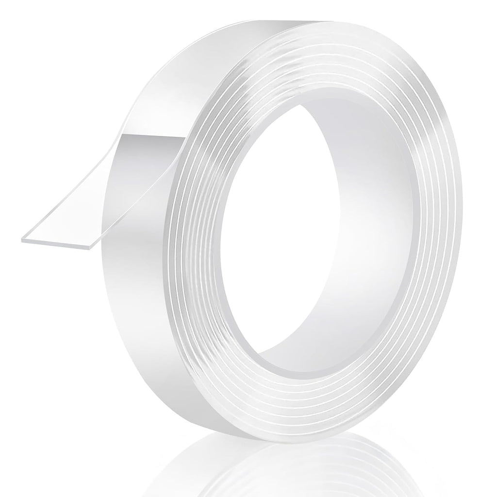 Double Sided Tape Heavy Duty, Removable Nano Adhesive Tape, 1" x 16.5FT