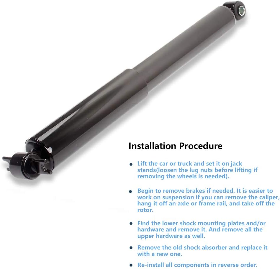ECCPP Rear Shocks Absorbers for Jeep TJ, for Jeep Wrangler 1997-2006
