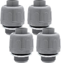4Pcs NPT 3/4" 180D Electrical Conduit Connector Fittings