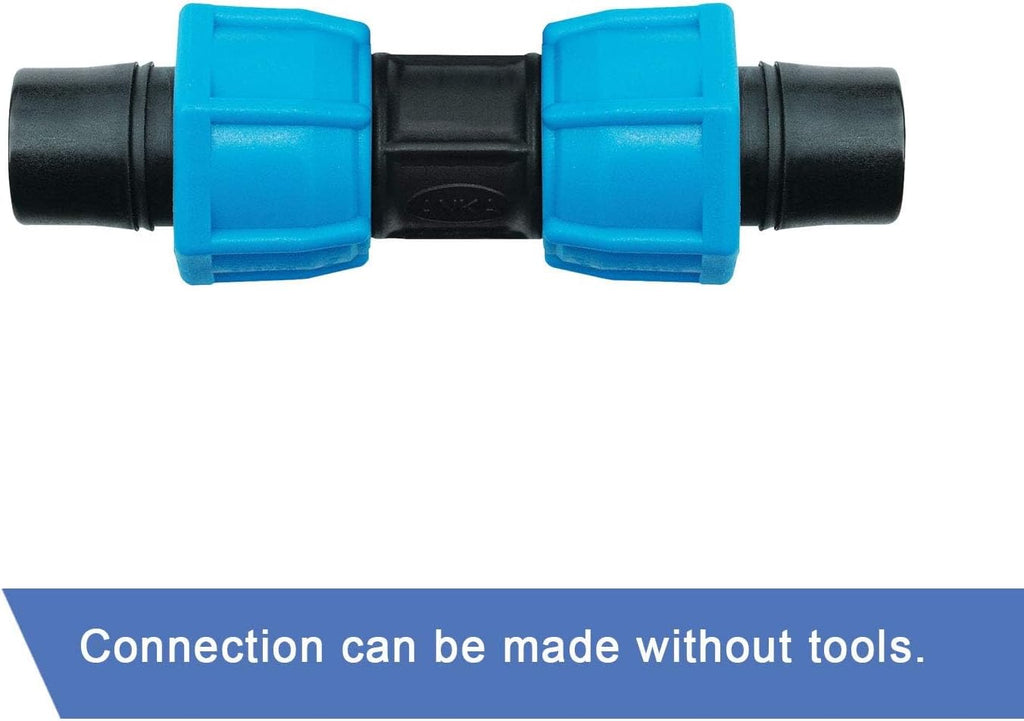 Watts ANKA Poly-Pipe, Straight Coupling 1" x 1", Nylon Insert Fitting