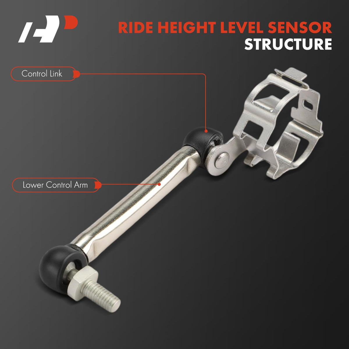 A-Premium Rear Ride Height Level Sensor, Compatible with Mercedes-Benz