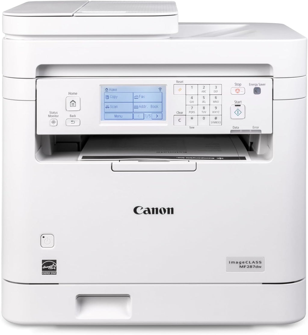imageCLASS MF287dw - Monochrome, Duplex, Wireless Laser Printer, All-in-One Print, Copy, Scan, Fax, Auto Document