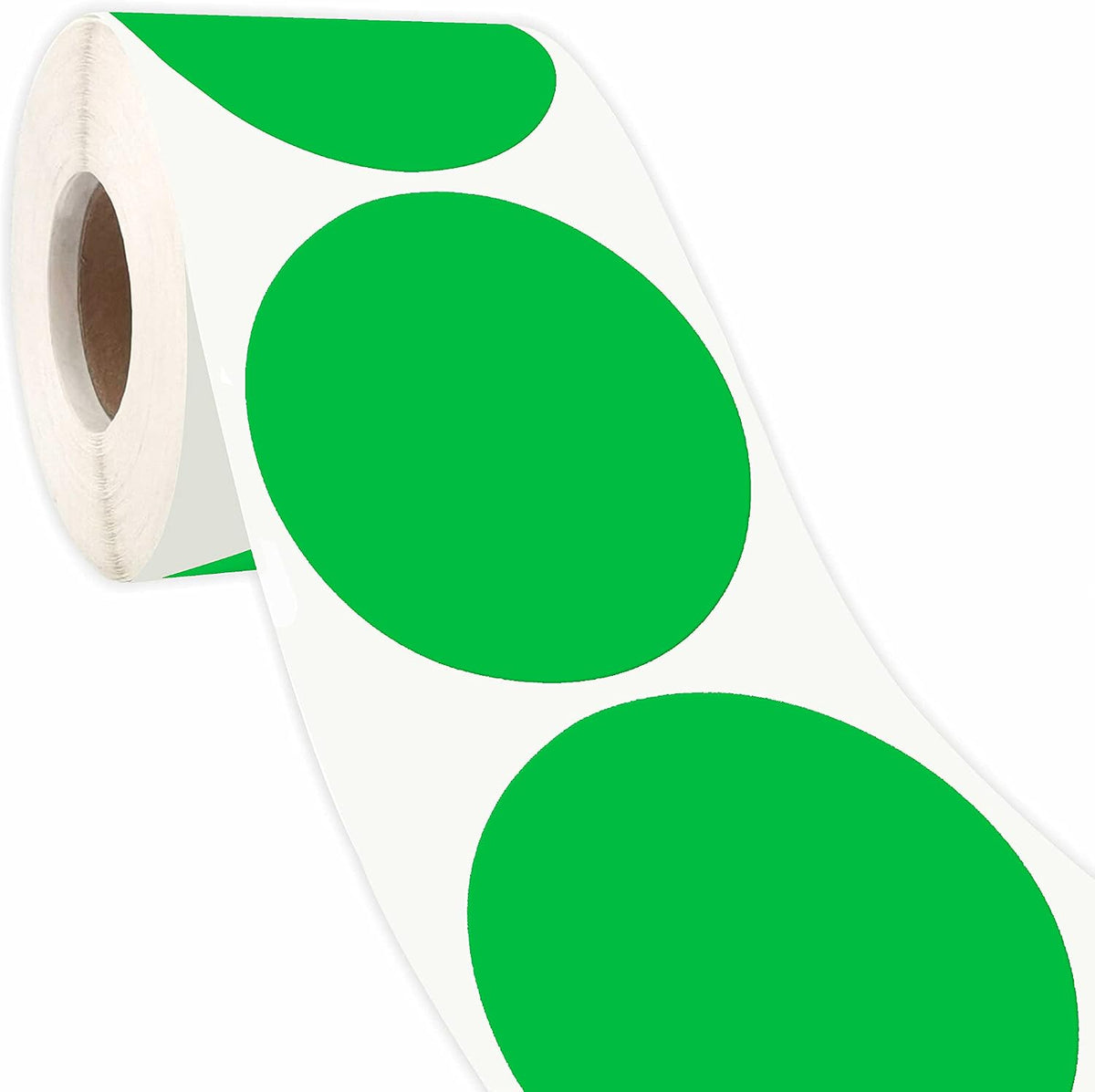 2” Color Coding Labels Circle Dot Stickers,500 per Roll Round Permanent Adhesive Color Coding Dot Stickers for