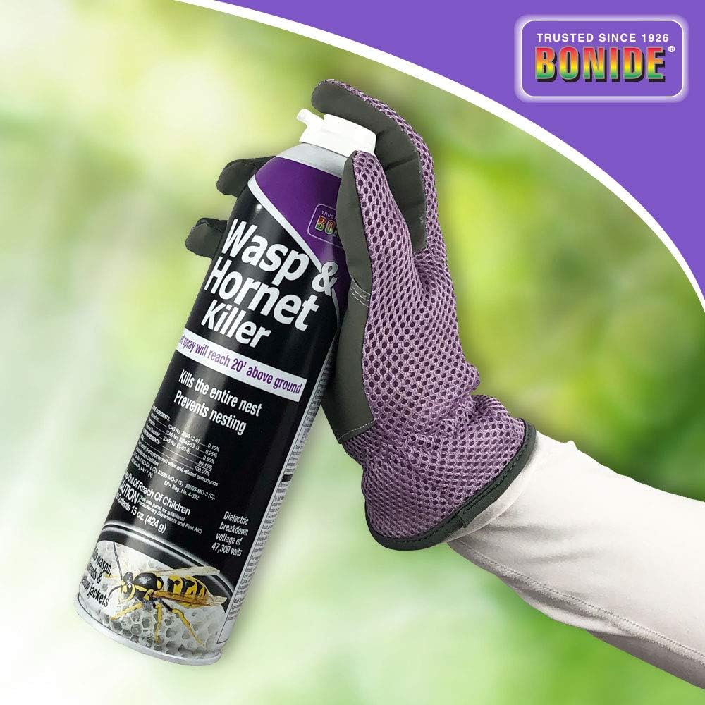 REVENGE Wasp & Hornet Killer Aerosol, 15 oz Ready-to-Use Spray for Wasps, Hornets and Yellow Jackets, Kills Entire Nest