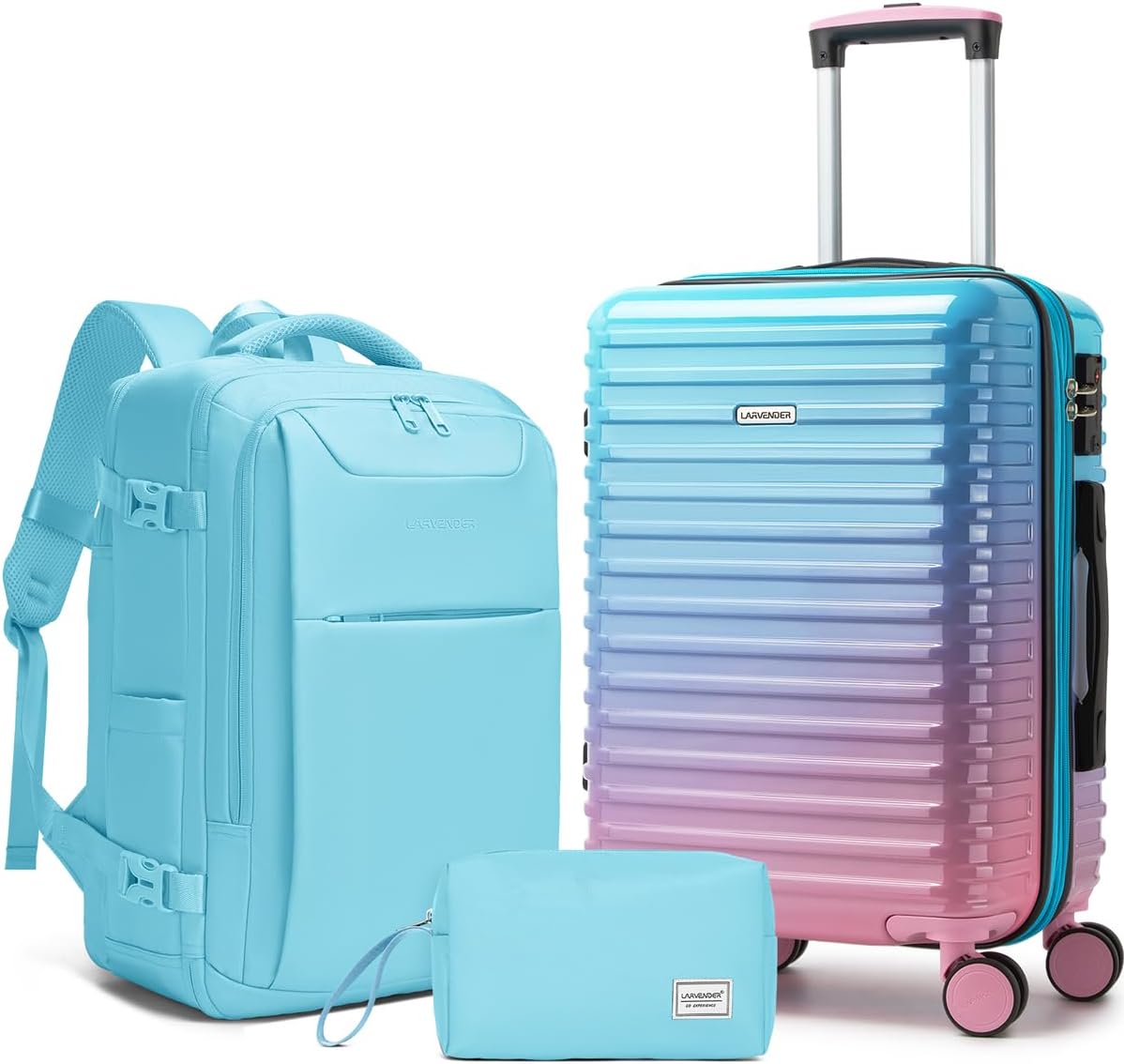 Carry on Luggage 22x14x9 Airline Approved, Expandable 20 Inch Hardside Large Suitcase with Wheels TSA Lock