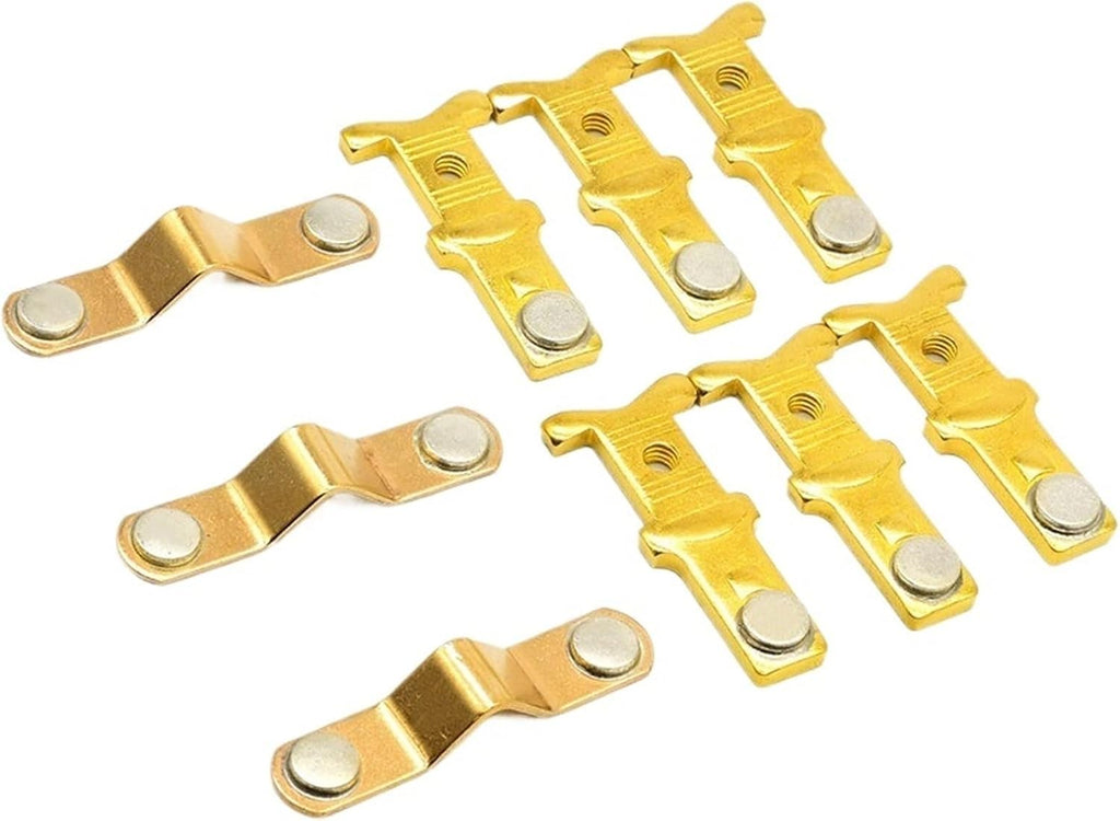 Main Contact Kit for Switch Contactor LC1D50 LC1D40 CJX2-4011 CJX2-5011 Moving and Fixed Contacts Contactor Replacement Kit(LC1-D50 (C Grade))