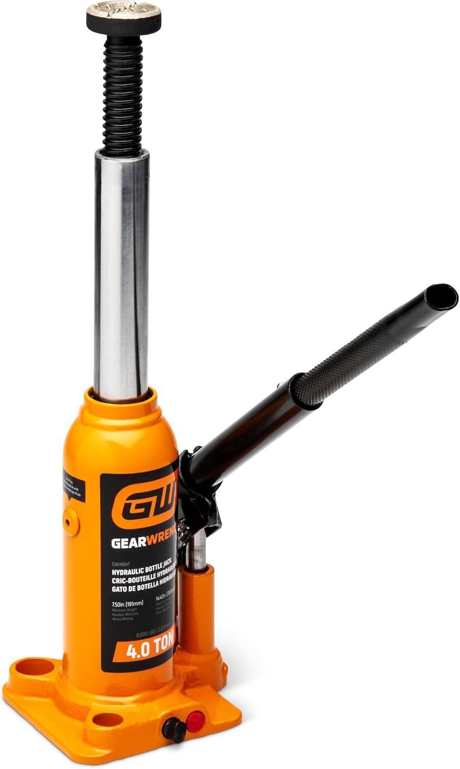4 Ton Hydraulic Bottle Jack | GWHBJ4T