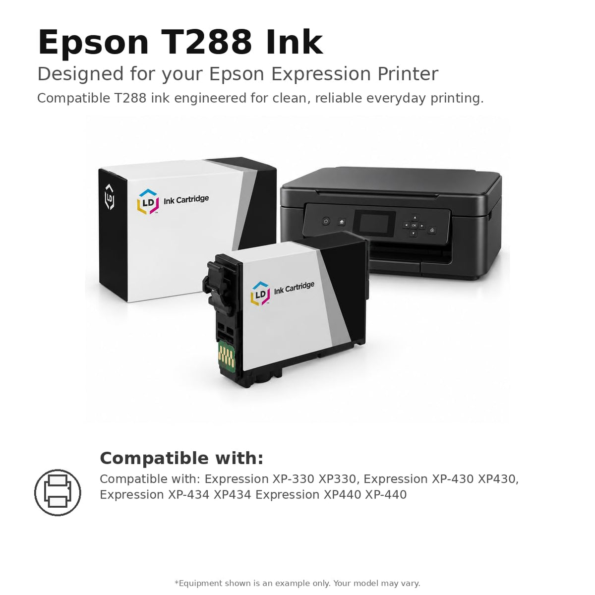 Products Compatible Ink Replacement for Epson T288 (BCMY, 4-Pack)