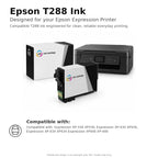 Products Compatible Ink Replacement for Epson T288XL120 (Black, 4-Pk)