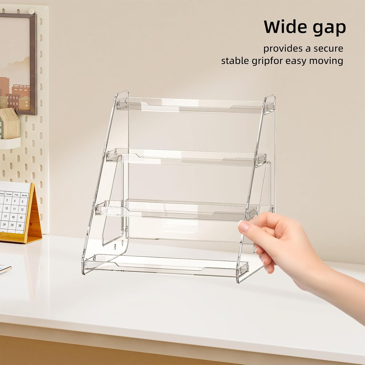 Clear Riser Display Stands 4 Tier Display Shelf Tiered Display Rack | Tiered Display Stand Makeup Organizer Acrylic