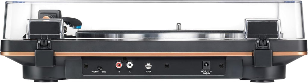 AT-LP70XBT Wireless Turntable (Black/Bronze) | Fully automatic belt-drive turntable with Bluetooth and AT-VM95C
