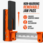 Parallel Clamp Kit with Two 24-Inch Clamps, Two 50-Inch Clamps, and Framing Kit (CLP14A)