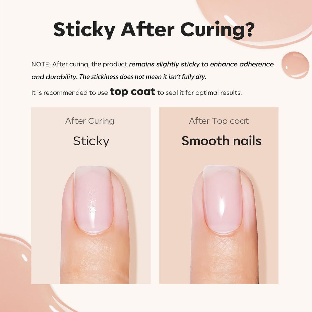 8-in-One Builder Nail Gel, Neutral Nude Builder for Thickening