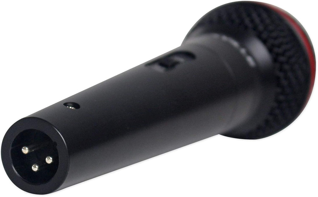 RMIC-SR Handheld Wired Dynamic Microphone for DJ/Vocal/Recording | Includes 2 OFC Cables (XLR-XLR/XLR-1/4"), Carry