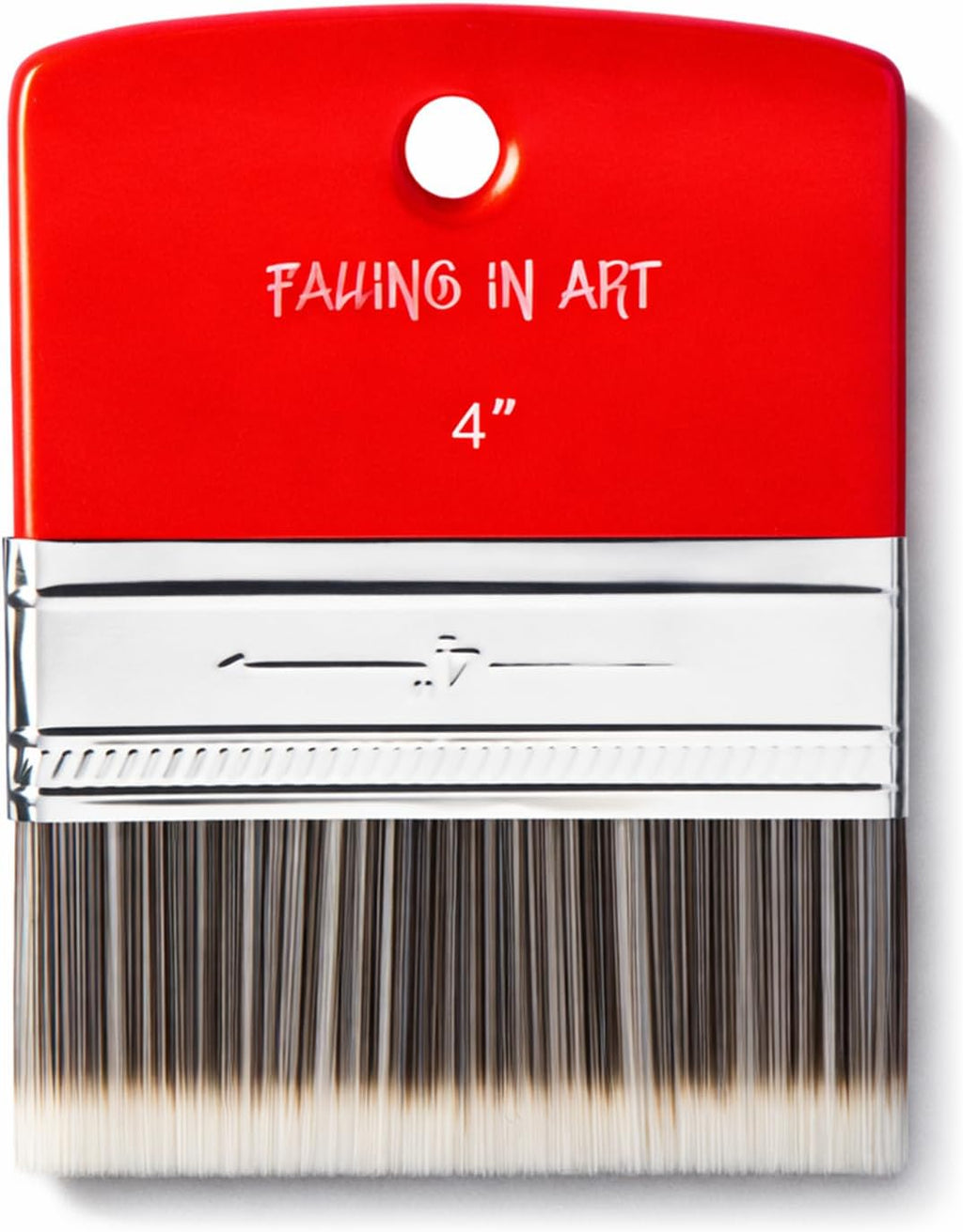 Flat Paddle Paint Brush, Scale Brush for Oil and Acrylic Paints,4 Inch
