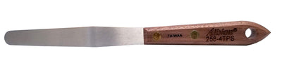 Engineering Company 258-4TPS Classic Tapered Spatula, Stainless Steel, Hardwood Handle, 7/16" Wide Tapered Tip x 4"