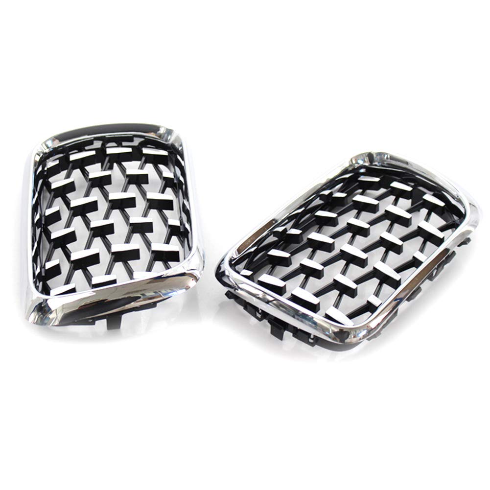 GZYF Car Auto Meteor Style Front Kidney Grille for BMW 3 Series E36 / M3 E36 1997-1999, Chrome