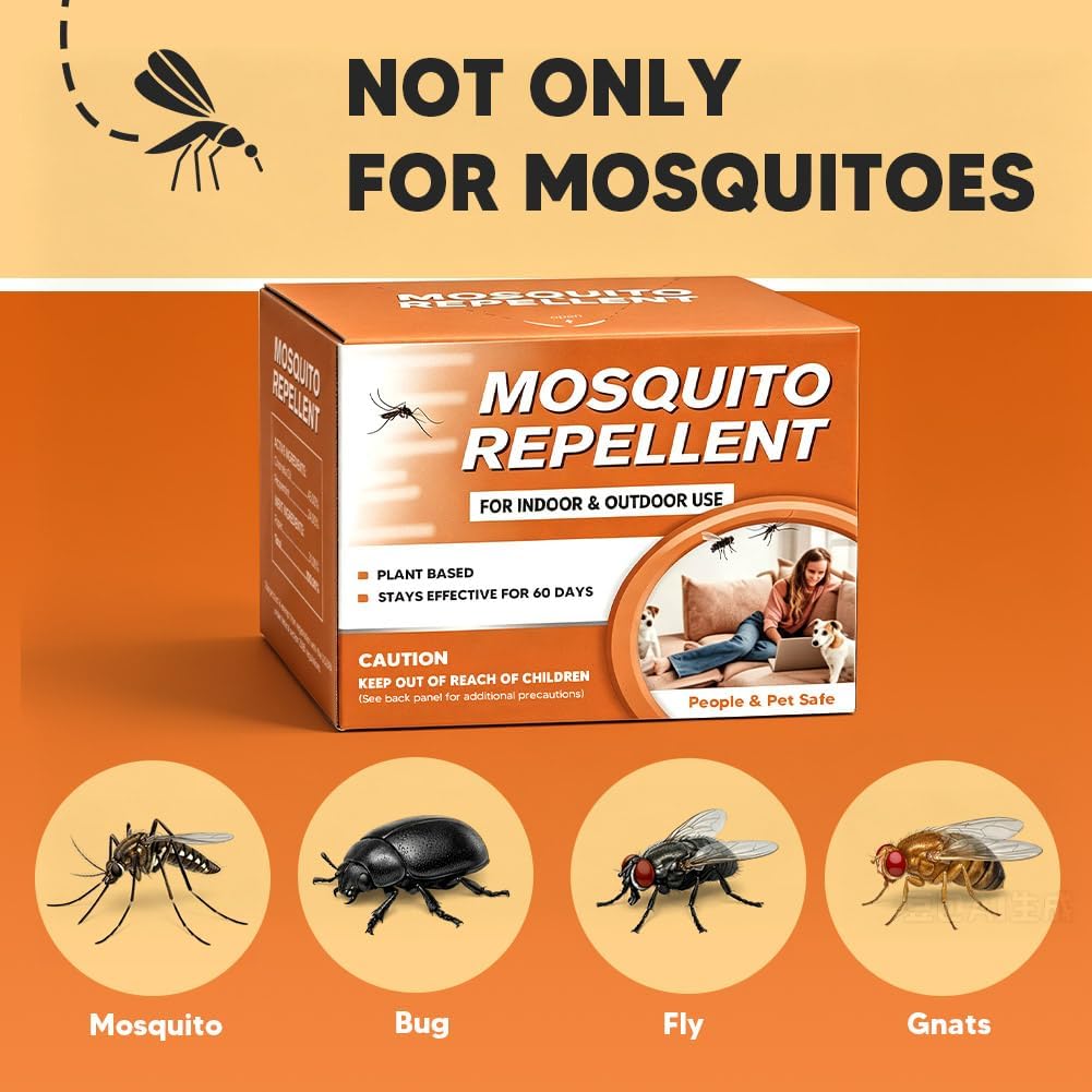 Mosquito Repellent Outdoor Patio, Indoor Mosquito Repellent Balls 8 Packs | Mosquito Deterrent for Yard, Mosquito