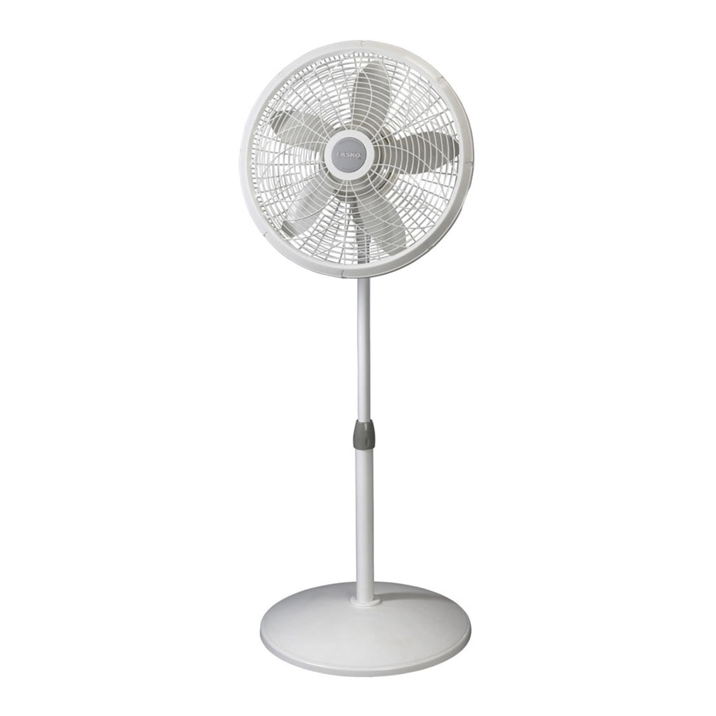 Lasko-18 Adjustable Elegance & Performance Pedestal, 3-Speed, White (1820) Household Fans, 18"