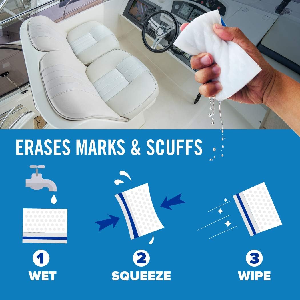 Boat Erasers by Better Boat, Cleaning Sponge for Scuff Marks and Grime