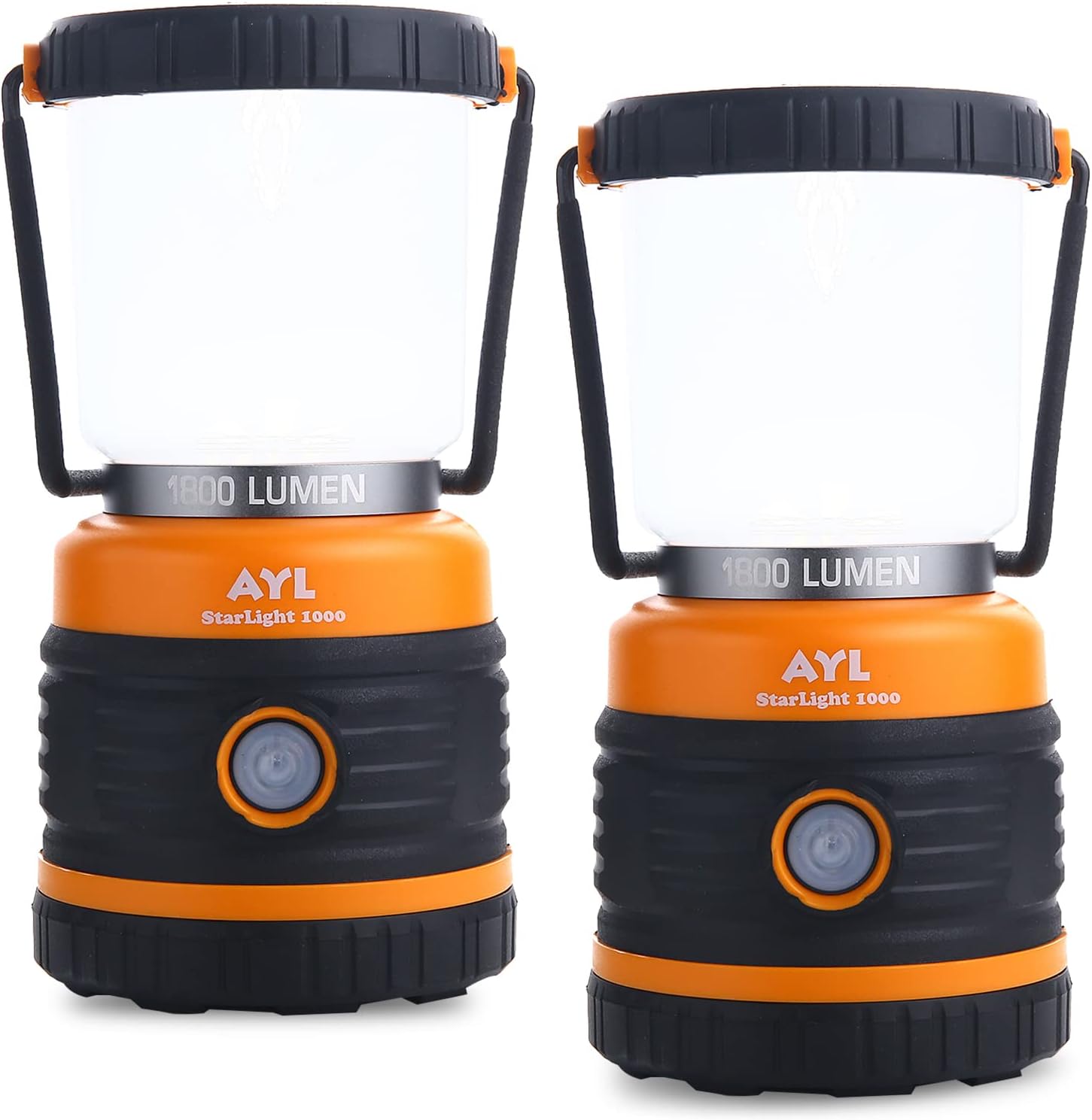 LED Camping Lantern, Battery Powered LED 1800LM, 4 Camping Lights Modes, Perfect Lantern Flashlight for Hurricane
