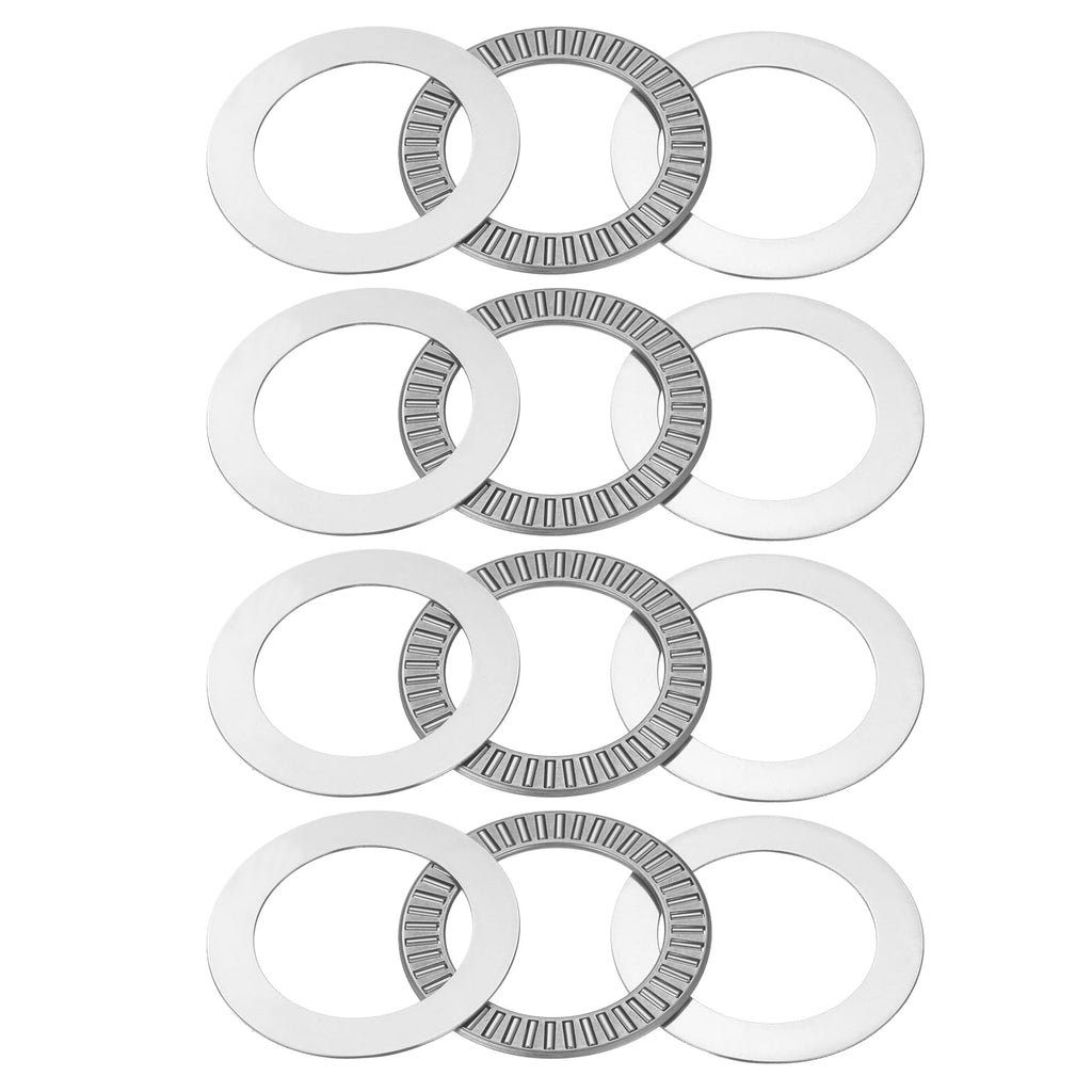 uxcell 4 Sets NTA2840 Thrust Needle Roller Bearings with Washers, ID 1-3/4"