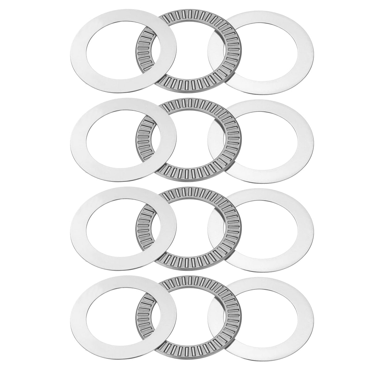 uxcell 4 Sets NTA2840 Thrust Needle Roller Bearings with Washers, ID 1-3/4"