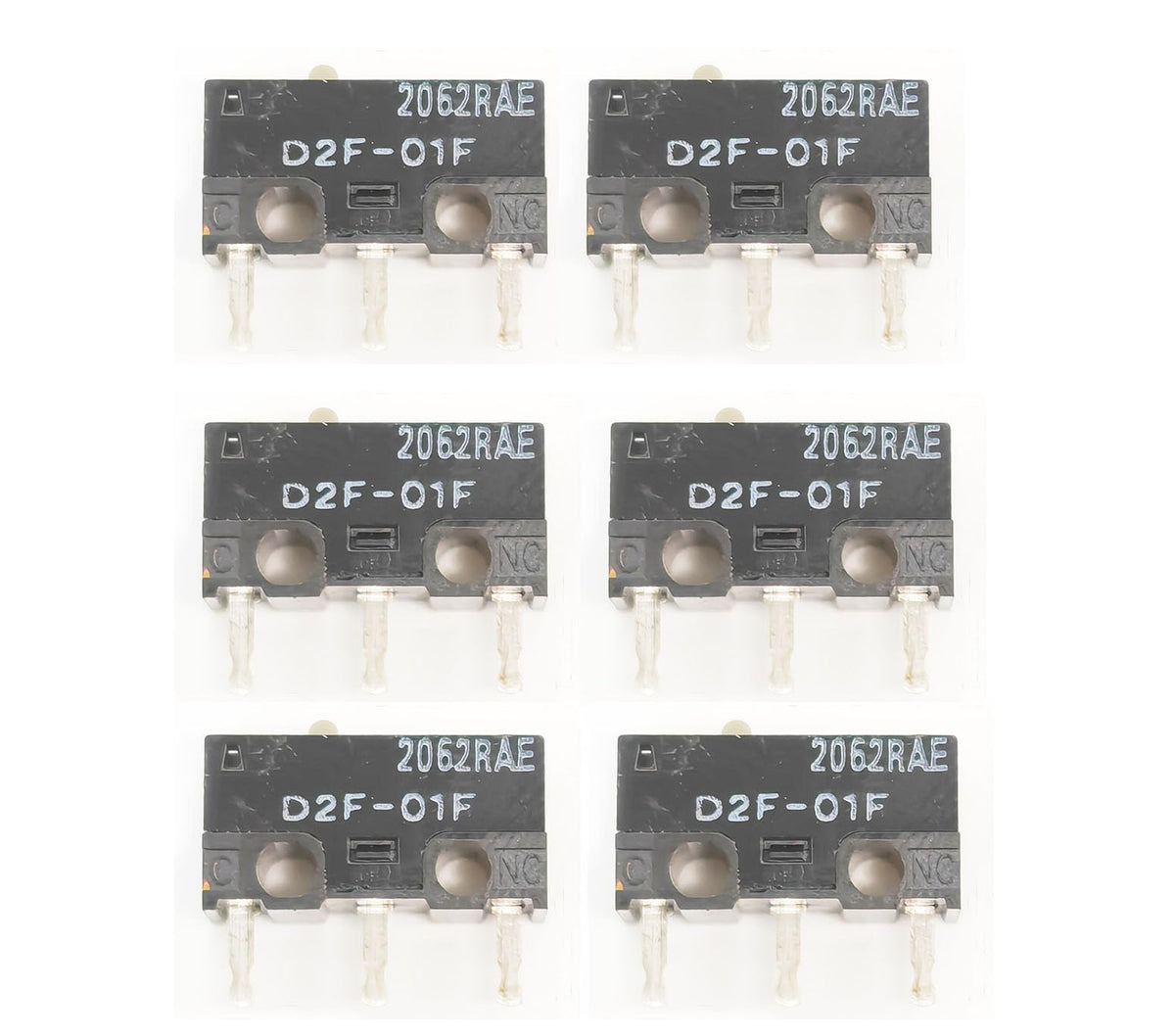 PMMCON 6pcs D2F-01F D2F01F Subminiature Mouse Switch