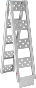 1PC 6FT Folding Aluminum Motorcycle Ramp, 440 lbs Capacity | 8" Wide Portable Dirt Bike Ramp for Truck Bed Loading