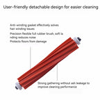 Main Brushe & Main Brush Cover Compatible with Roborock Robot Vacuums