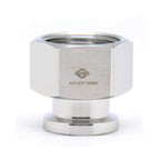 QiiMii 3/4" Tri clamp Adapter to 3/4" FNPT Thread Ferrule Sanitary Pipe Fitting