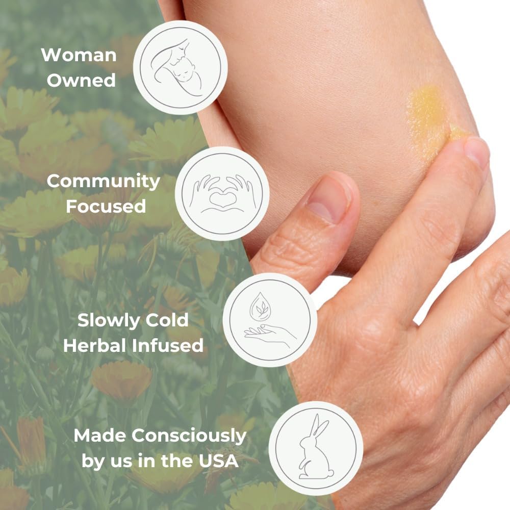 Tattoo Salve, Apothecary-Grade Tattoo Aftercare Balm, Natural Tattoo Ointment for Healed Tattoos, Itch Relief Cream